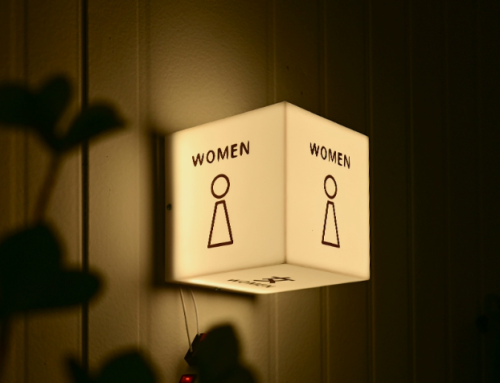 LED Luminous toilet sign acrylic light box men’s and women’s toilet indicator plate